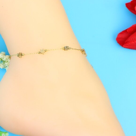 Elegant Handmade Anklet – Perfect for Women & Girls | Ideal Gift Option, DYC1313 - Picture 6 of 7